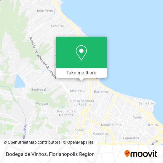 Bodega de Vinhos map