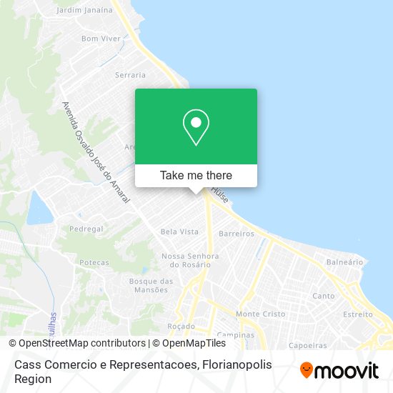 Cass Comercio e Representacoes map