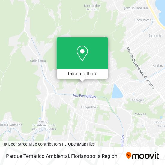 Parque Temático Ambiental map