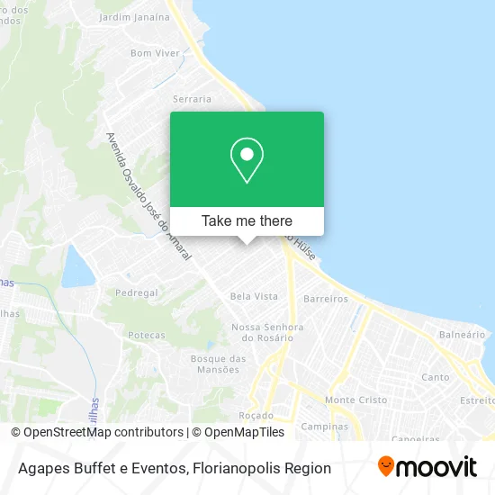 Agapes Buffet e Eventos map