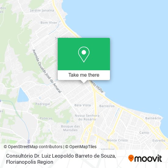 Mapa Consultório Dr. Luiz Leopoldo Barreto de Souza