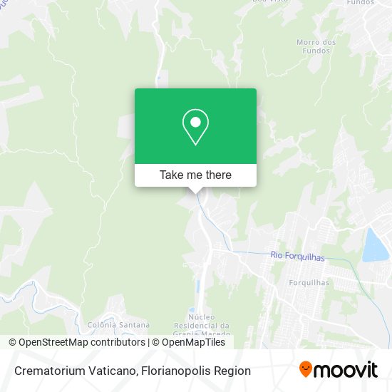 Crematorium Vaticano map