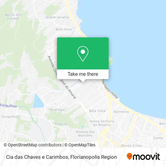 Cia das Chaves e Carimbos map