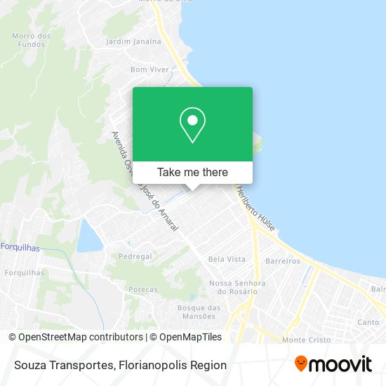 Mapa Souza Transportes