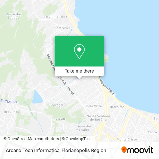 Arcano Tech Informatica map
