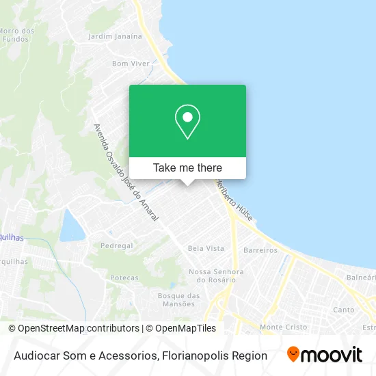 Audiocar Som e Acessorios map