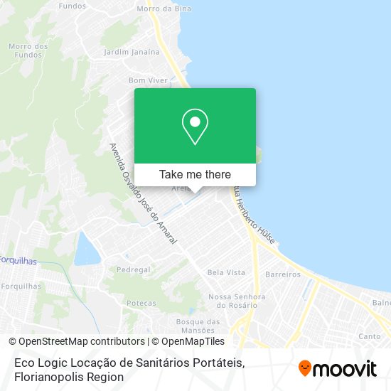 Eco Logic Locação de Sanitários Portáteis map