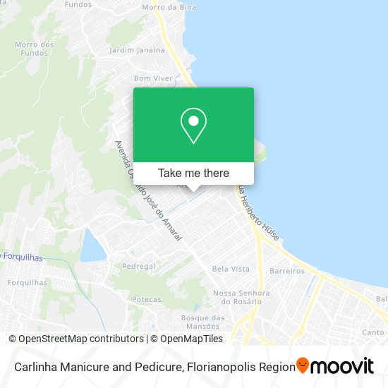 Carlinha Manicure and Pedicure map