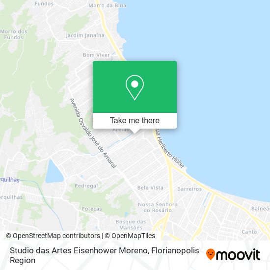 Studio das Artes Eisenhower Moreno map