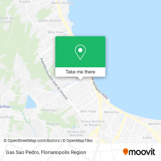 Gas Sao Pedro map
