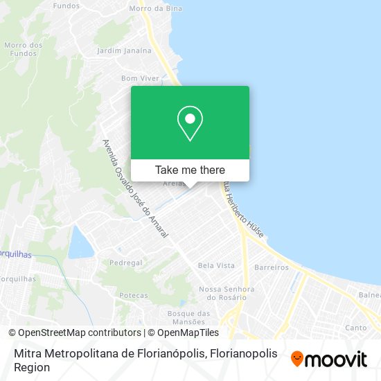 Mitra Metropolitana de Florianópolis map