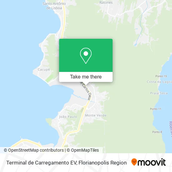 Terminal de Carregamento EV map