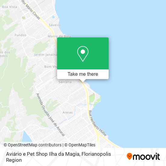 Aviário e Pet Shop Ilha da Magia map