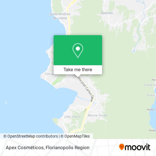 Apex Cosméticos map