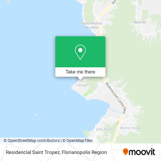 Residencial Saint Tropez map