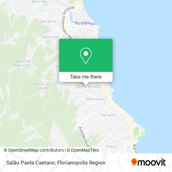 Salão Paola Caetano map