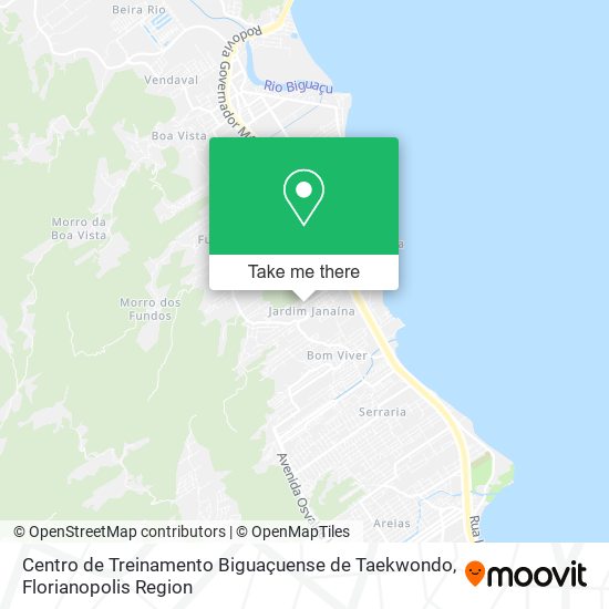 Centro de Treinamento Biguaçuense de Taekwondo map