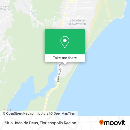 Sitio João de Deus map