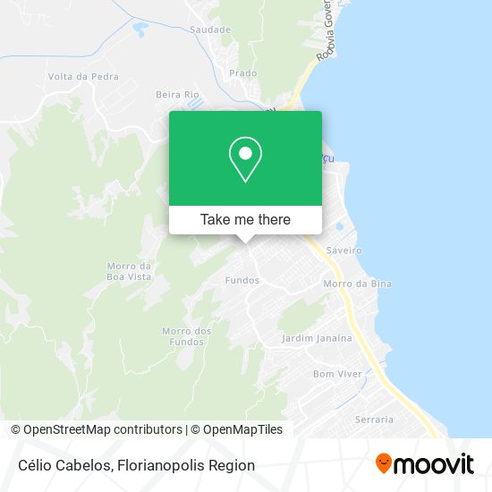 Célio Cabelos map