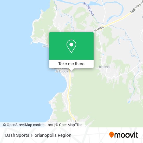 Dash Sports map