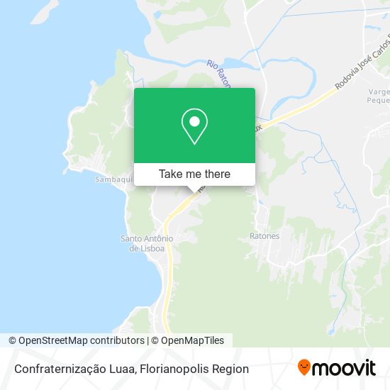 Confraternização Luaa map