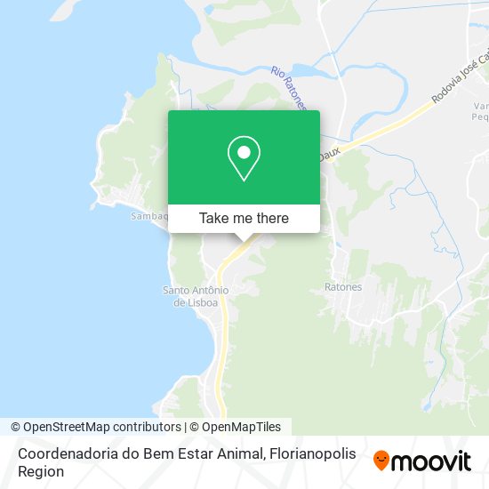 Coordenadoria do Bem Estar Animal map