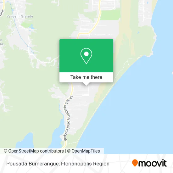 Pousada Bumerangue map