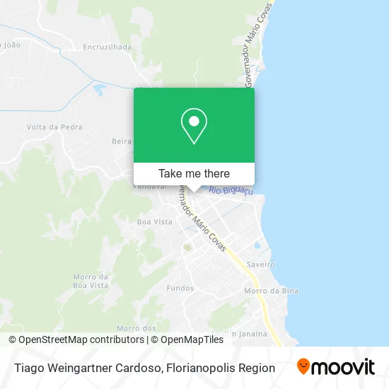 Tiago Weingartner Cardoso map