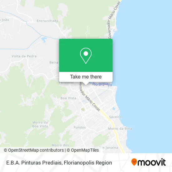 E.B.A. Pinturas Prediais map