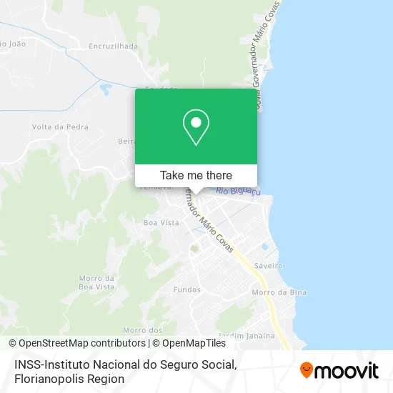 INSS-Instituto Nacional do Seguro Social map