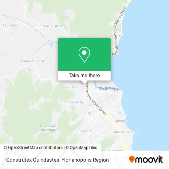 Construtex Guindastes map