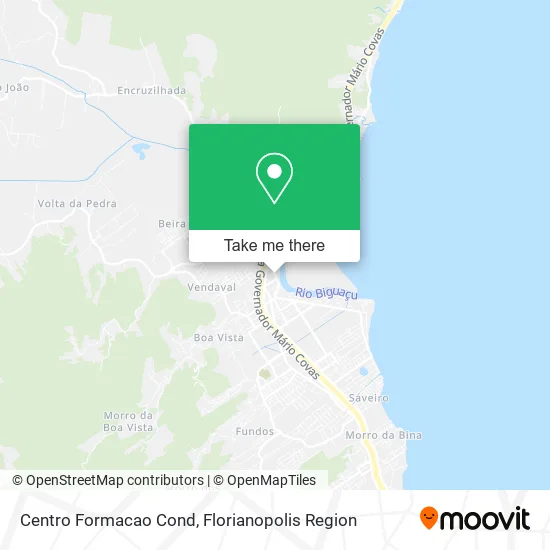 Centro Formacao Cond map