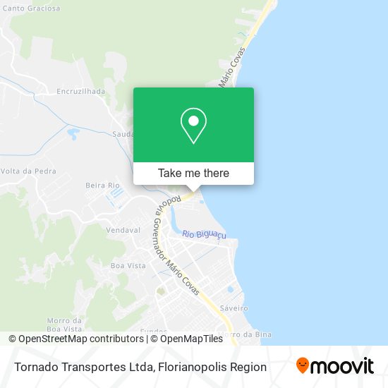 Tornado Transportes Ltda map