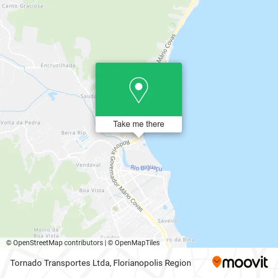 Tornado Transportes Ltda map