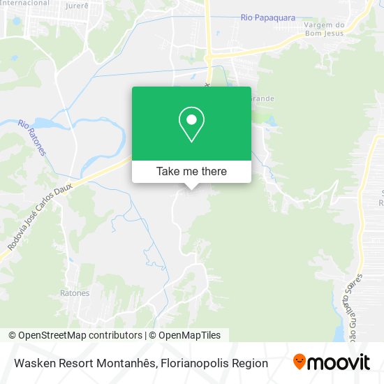 Wasken Resort Montanhês map