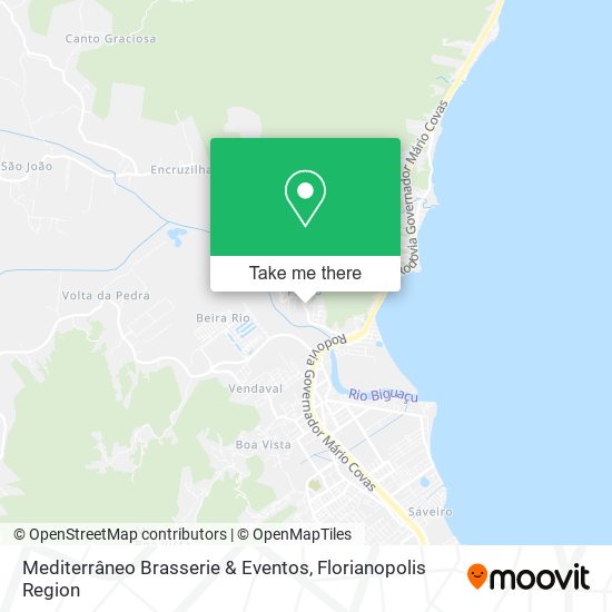 Mediterrâneo Brasserie & Eventos map