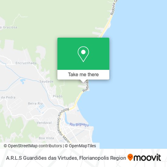 A.R.L.S Guardiões das Virtudes map