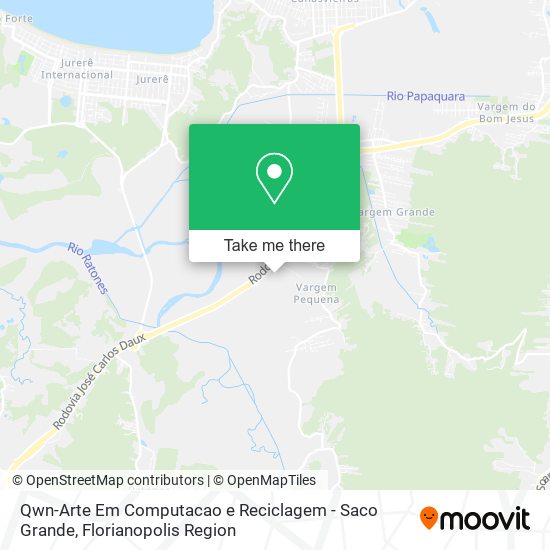 Qwn-Arte Em Computacao e Reciclagem - Saco Grande map