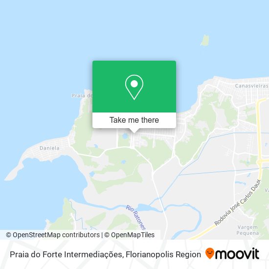 Mapa Praia do Forte Intermediações