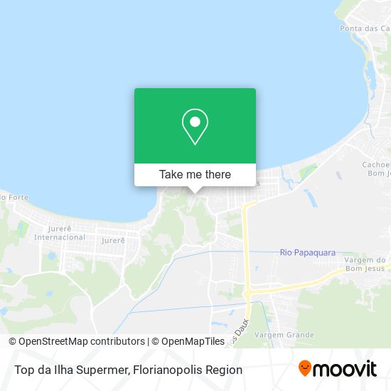 Top da Ilha Supermer map