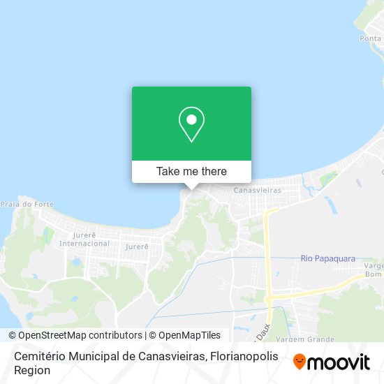 Cemitério Municipal de Canasvieiras map