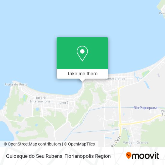 Quiosque do Seu Rubens map