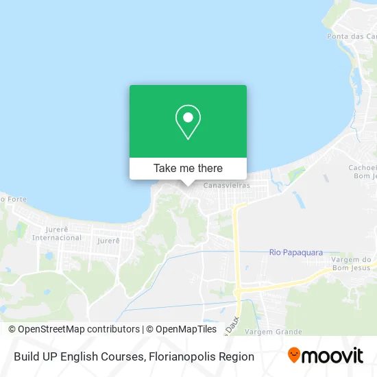 Build UP English Courses map