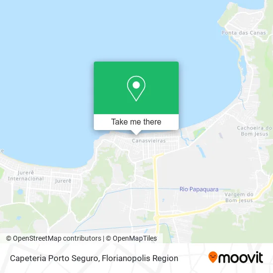 Capeteria Porto Seguro map