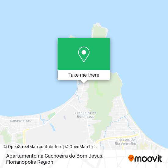 Apartamento na Cachoeira do Bom Jesus map