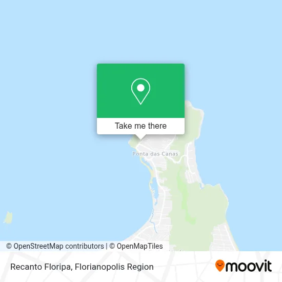 Recanto Floripa map