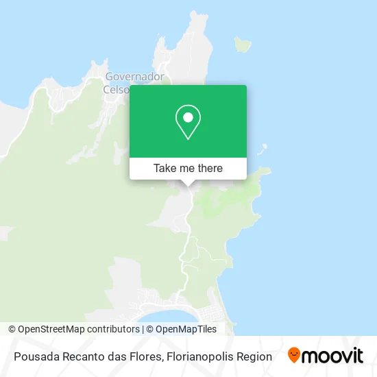 Pousada Recanto das Flores map