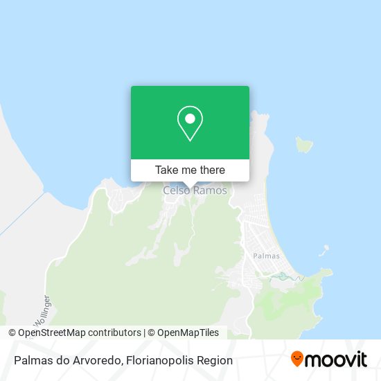 Palmas do Arvoredo map