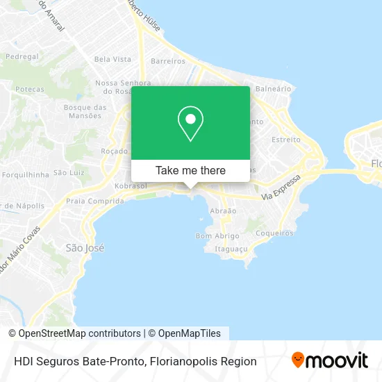 HDI Seguros Bate-Pronto map