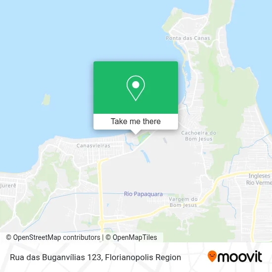 Rua das Buganvílias 123 map